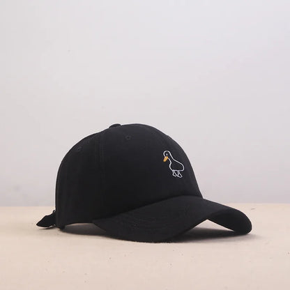 Duck Embroidered Casual Couple Baseball Cap
