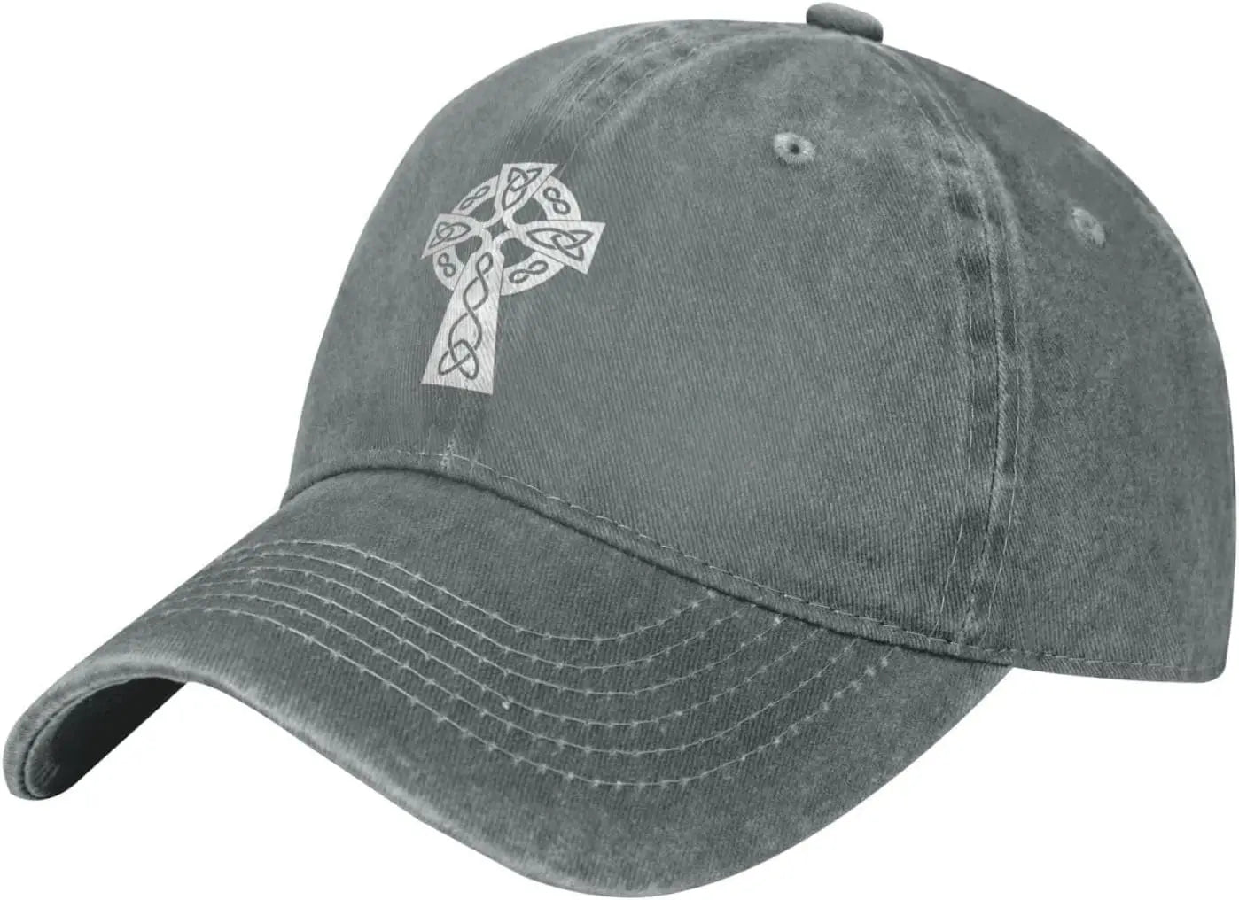 Celtic Cross Washed Cotton Casual Baseball Cap