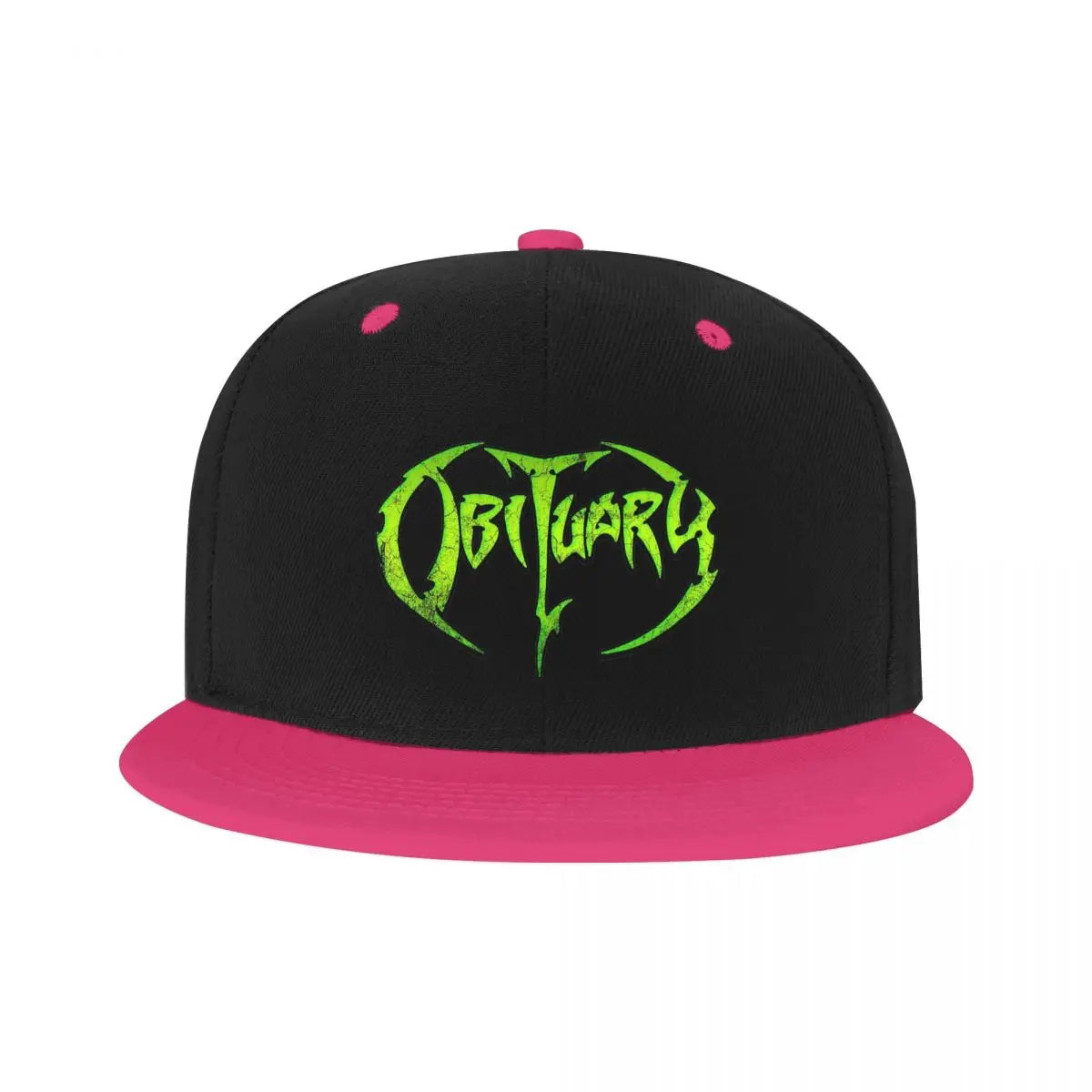 Obituary Band Logo Snapback Hat Unisex