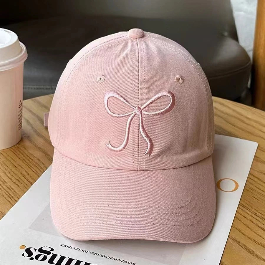 Korean Love Embroidered Sun Visor Baseball Cap