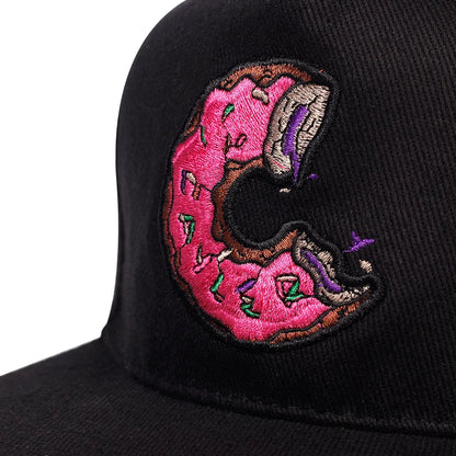 Unisex Doughnut Embroidery Hip-hop Hats