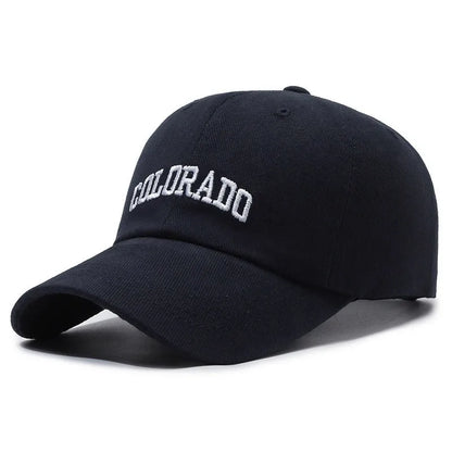 Letters Embroidery Snapback Baseball Cap