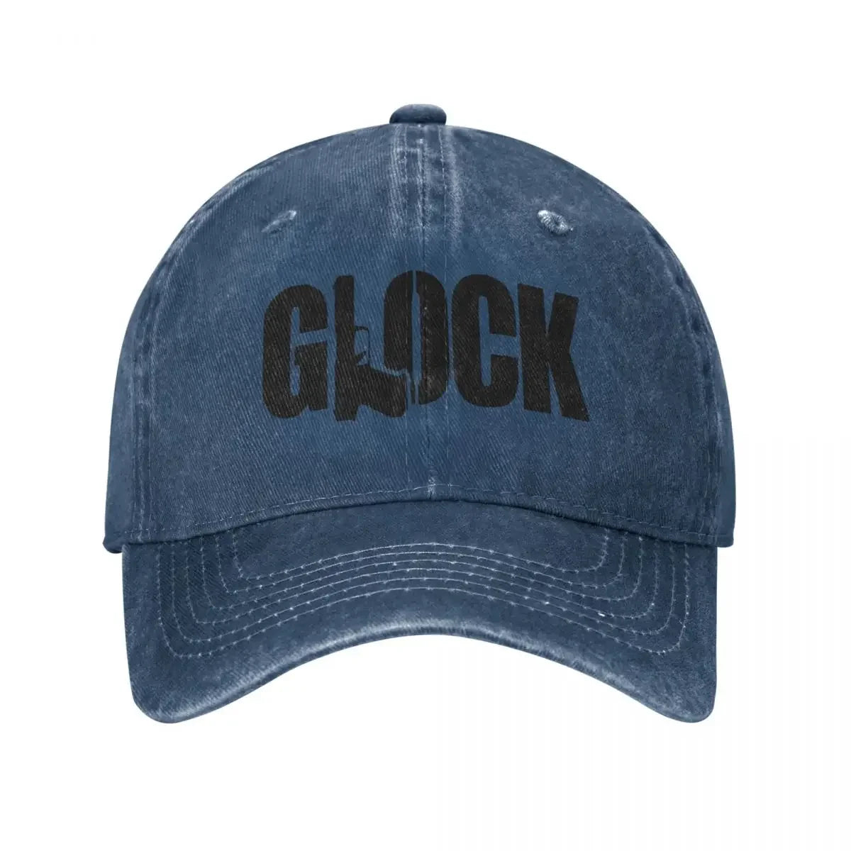 Glock Tactical Distressed Denim Snapback Cap