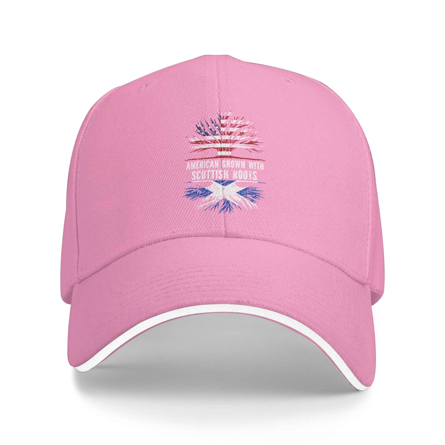 American Scottish Roots Flag Outdoor Baseball Cap