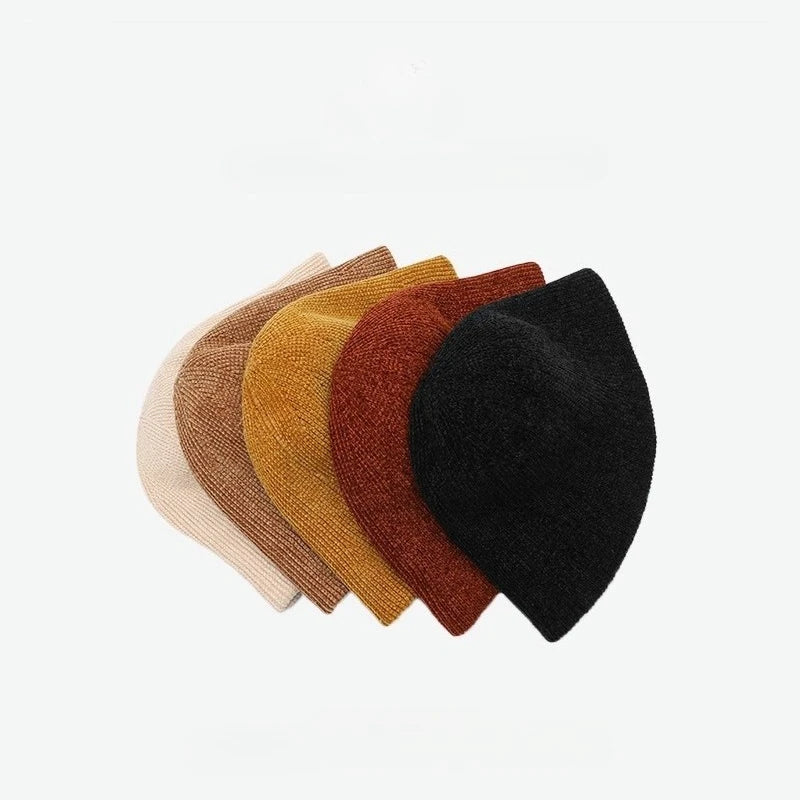 Women's Knitted Warm Bucket Hat