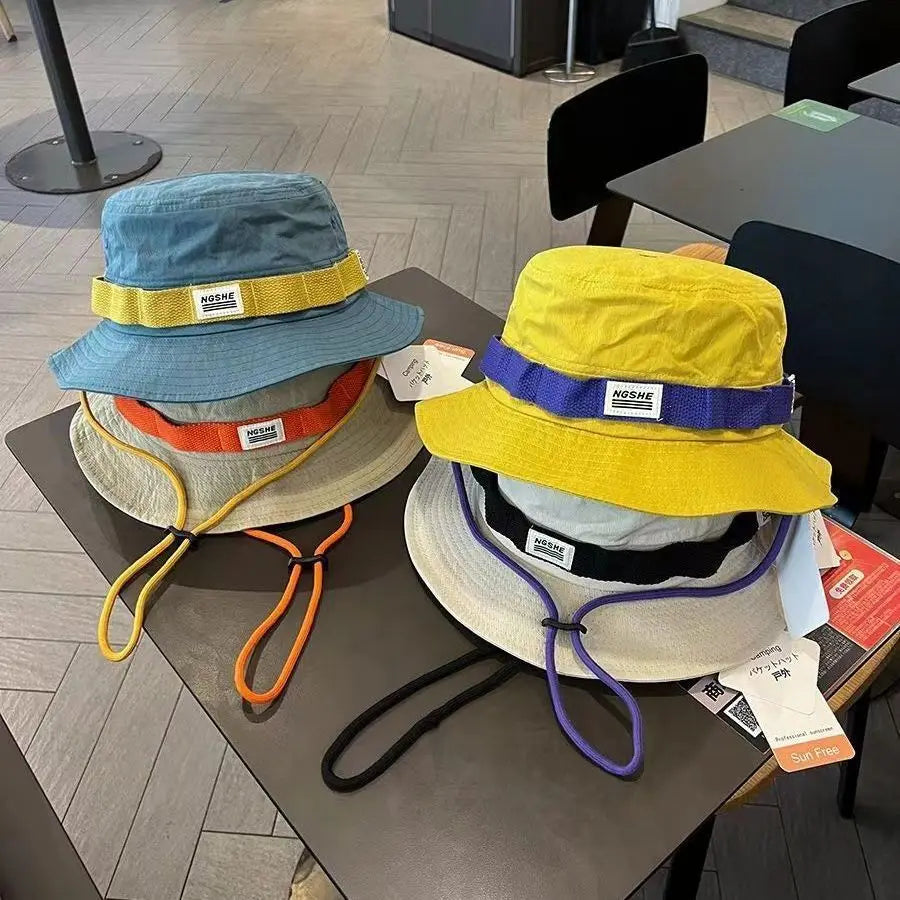 Japanese Wide Brim Sunshade Bucket Hat