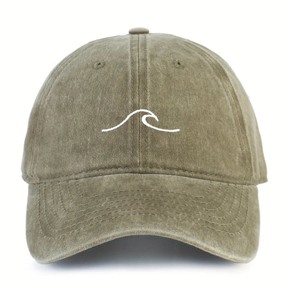 Adjustable Embroidered Flame Retro Classic Baseball Cap