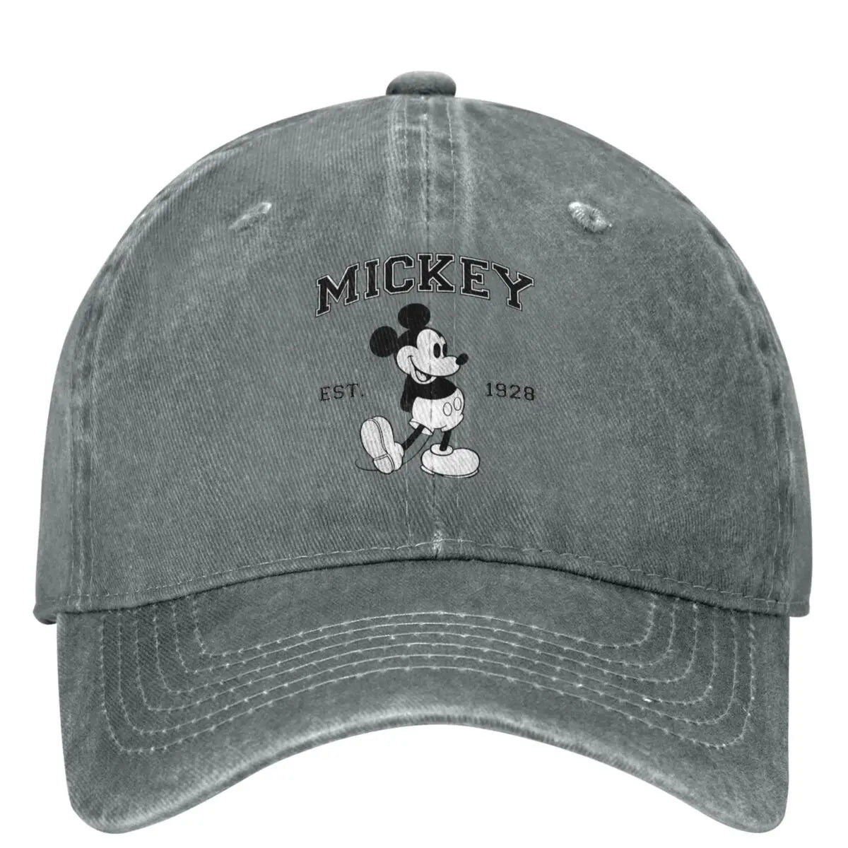 Mickey Mouse Est 1928 Designer Snapback Baseball Cap