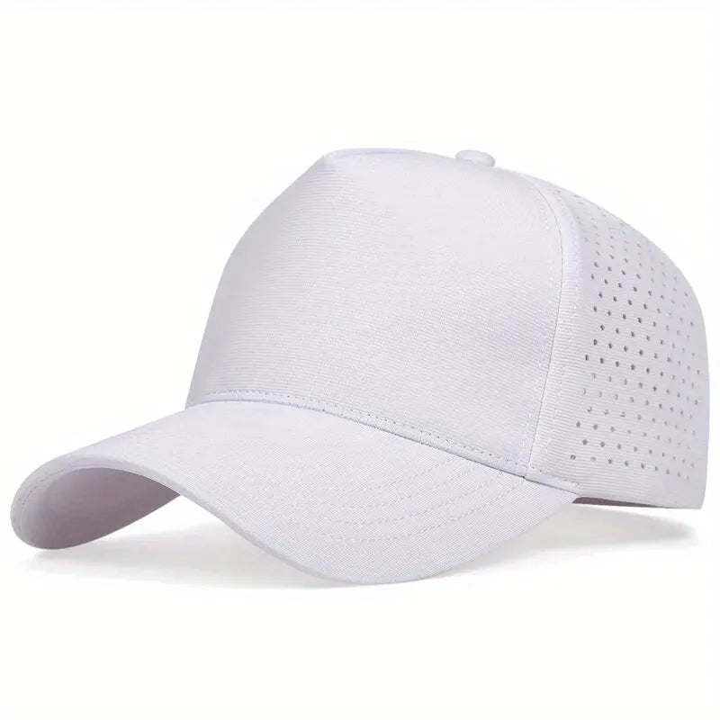 Unisex Solid Color Breathable Baseball Caps