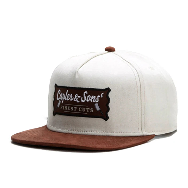 Finest Cuts Knife Embroidered Streetwear Flat Brim Cap Unisex