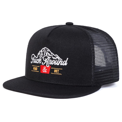 Unisex Anound Letter Embroidery Hip Hop Snapback Cap