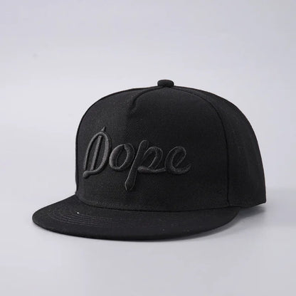 Simple Letter X Embroidery Hip Hop Snapback Cap