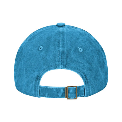 Asamimichaan Washed Denim Adjustable Baseball Cap