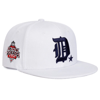 Unisex D Letter Side Dummy Fresh Embroidery Hip-hop Hats