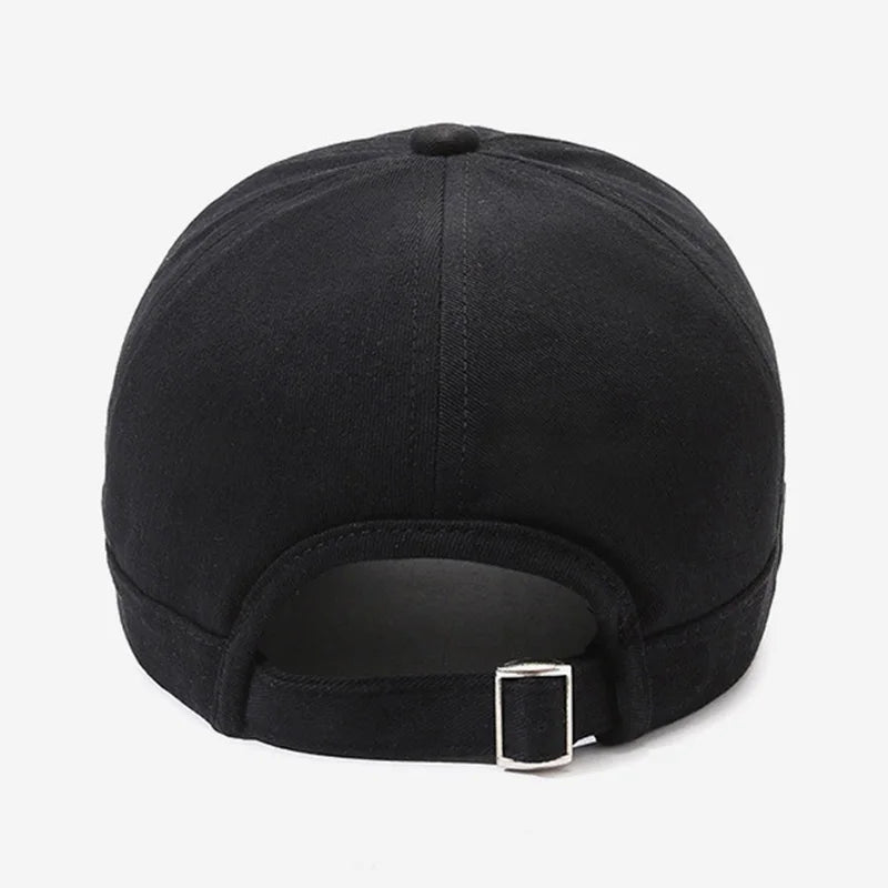 Vintage Short Brim Woven Baseball Cap