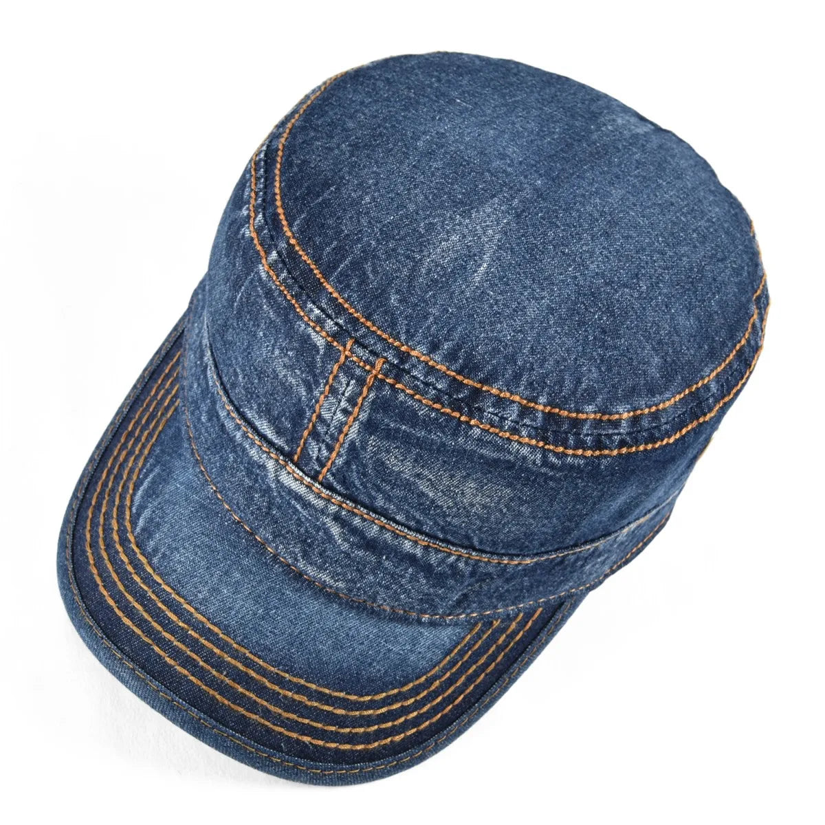 VOBOOM Washed Denim Army Baseball Cap