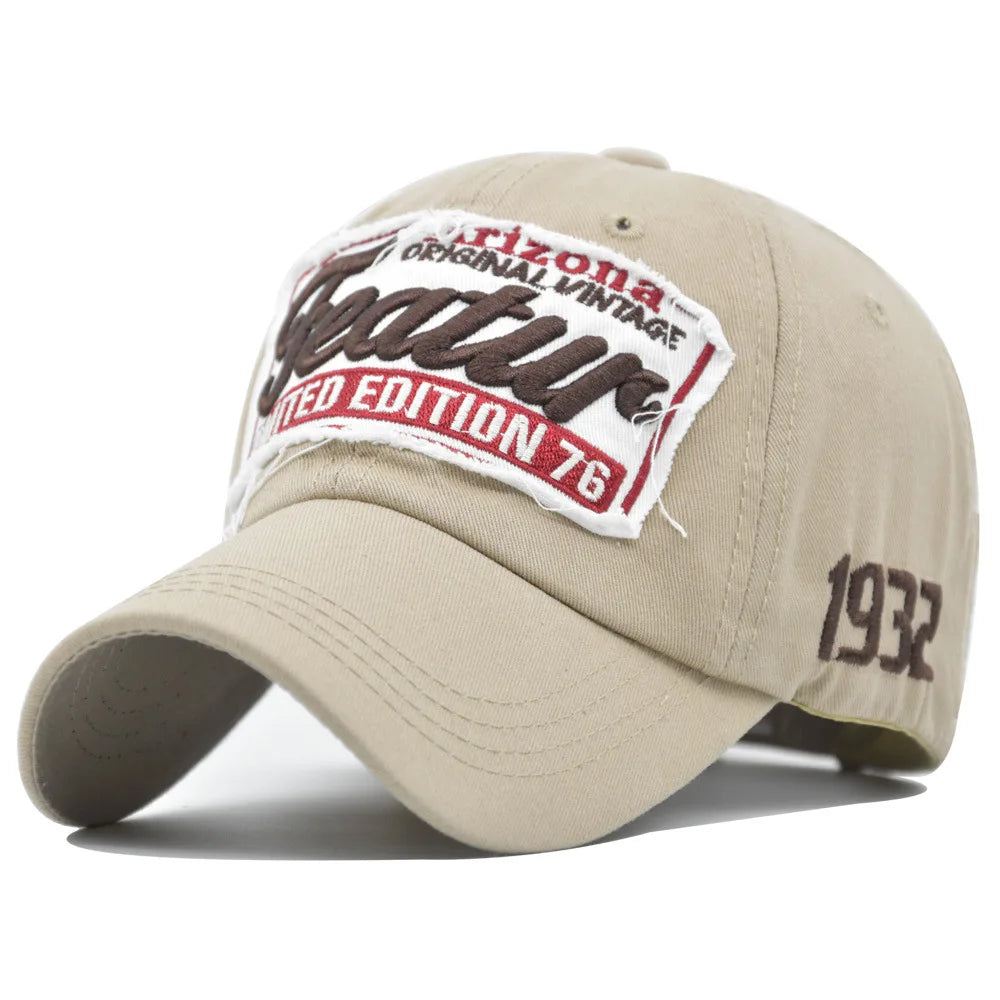 Streetwear Letter Embroidery Baseball Cap