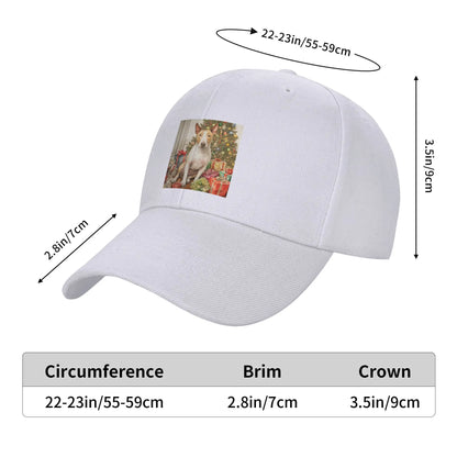 Christmas Staffordshire Bull Terrier Baseball Cap