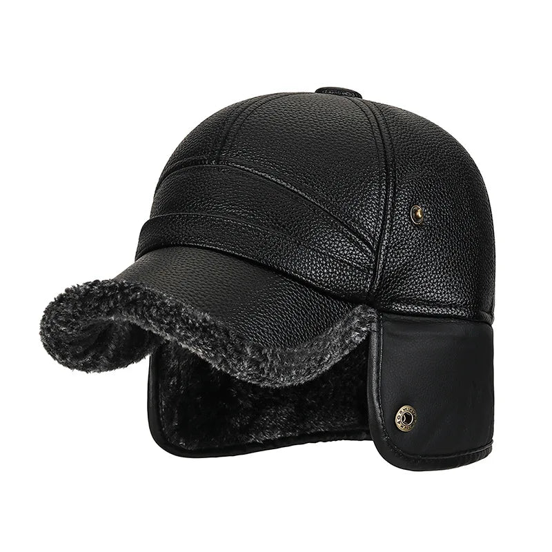 Men's Fur Hat with Ear Protection