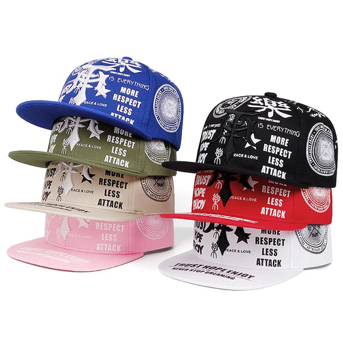 Le Dagger Graffiti Embroidery Snapback Cap