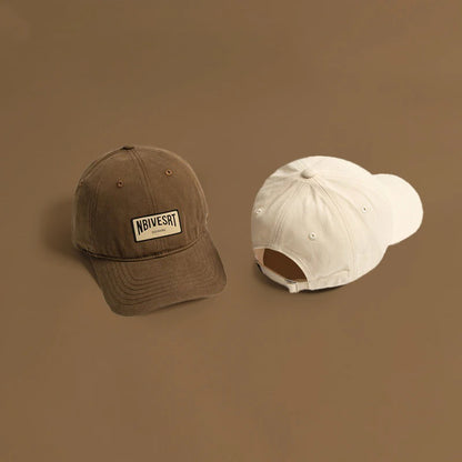 RICYGVM Solid Color Duck Tongue Baseball Cap