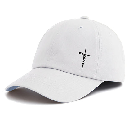 Minimalist Faith Print Retro Baseball Cap