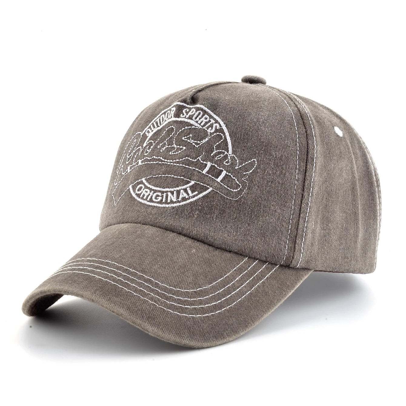 Unisex Vintage Embroidered Letter Baseball Cap