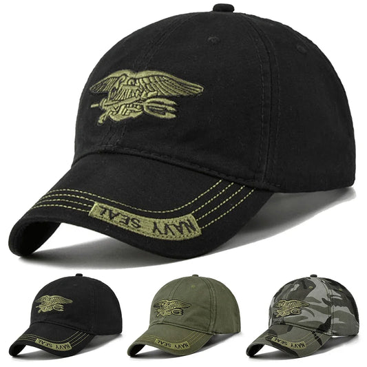 Unisex Navy SEAL Embroidered Adjustable Baseball Cap