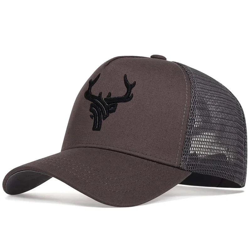 Unisex Antler Embroidered Baseball Cap