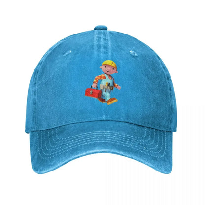 Bob The Builder Distressed Denim Baseball Hat