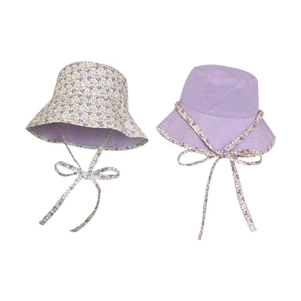 Floral Print Reversible Sun Protection Bucket Hat