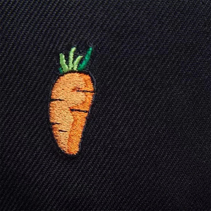 Unisex Carrot Embroidery Hip-hop Hats
