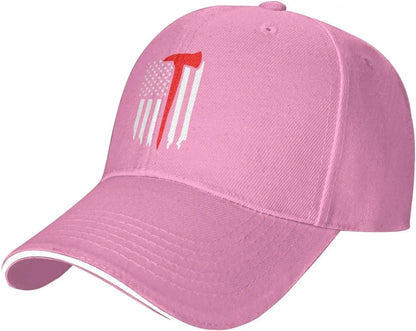 Thin Red Line Firefighter Flag Baseball Cap