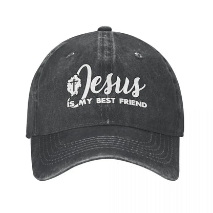 Jesus Is My Best Friend Christian Baseball Cap