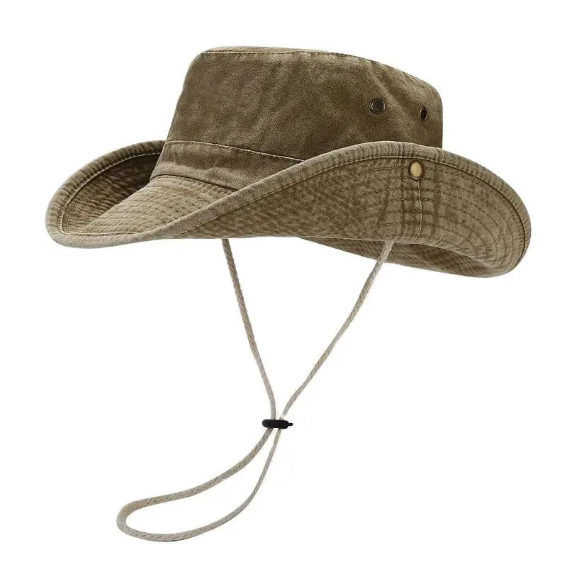 Cotton Solid Bucket Hat Unisex