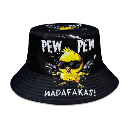 Cool Duck Pew Pew Reversible Bucket Hat