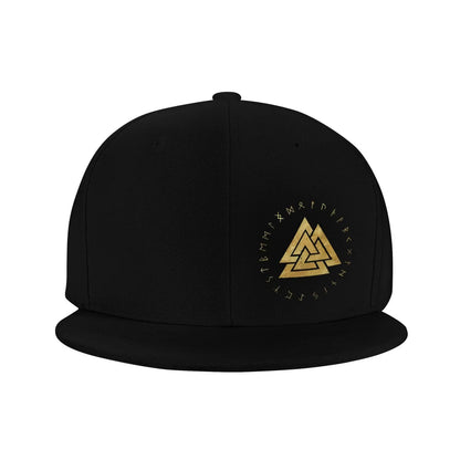 Valknut Odin Symbol Adjustable Snapback Cap