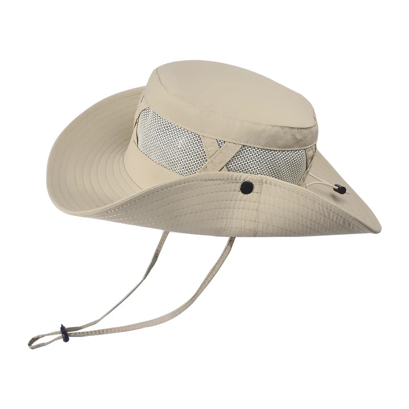 Breathable Nylon Big Eaves Bucket Hat