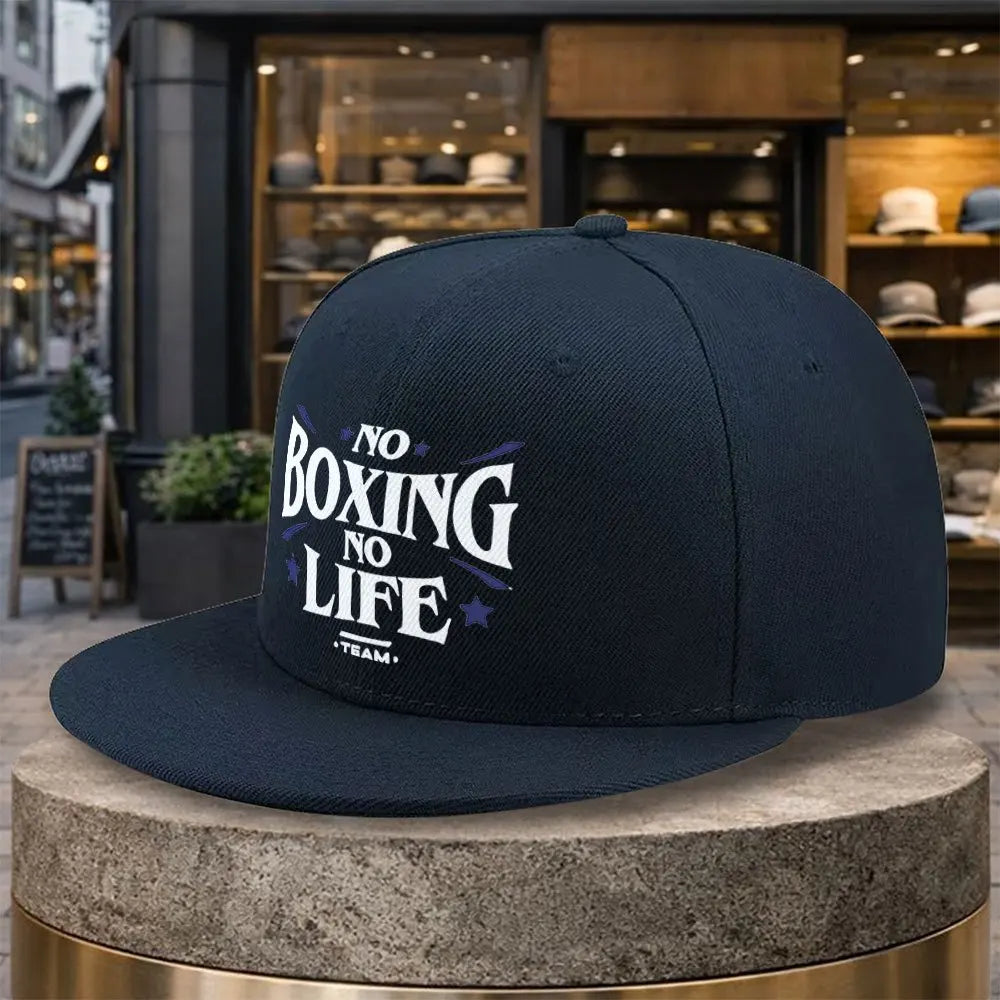 No Boxing No Life Team Graphic Unisex Snapback Cap