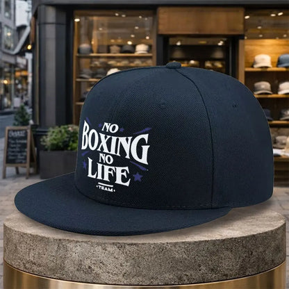 No Boxing No Life Team Graphic Unisex Snapback Cap