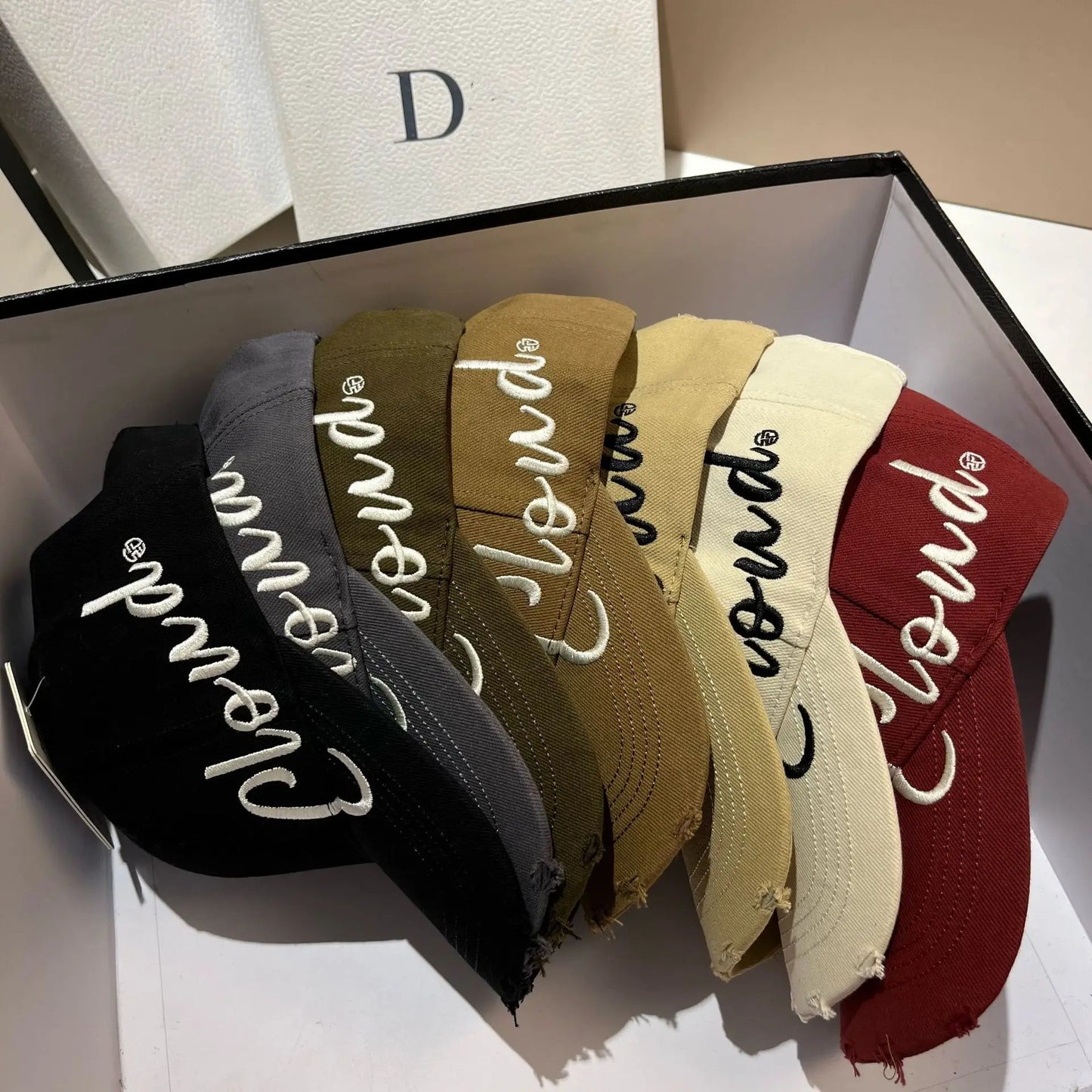 Vintage Letter Embroidery Adjustable Baseball Cap