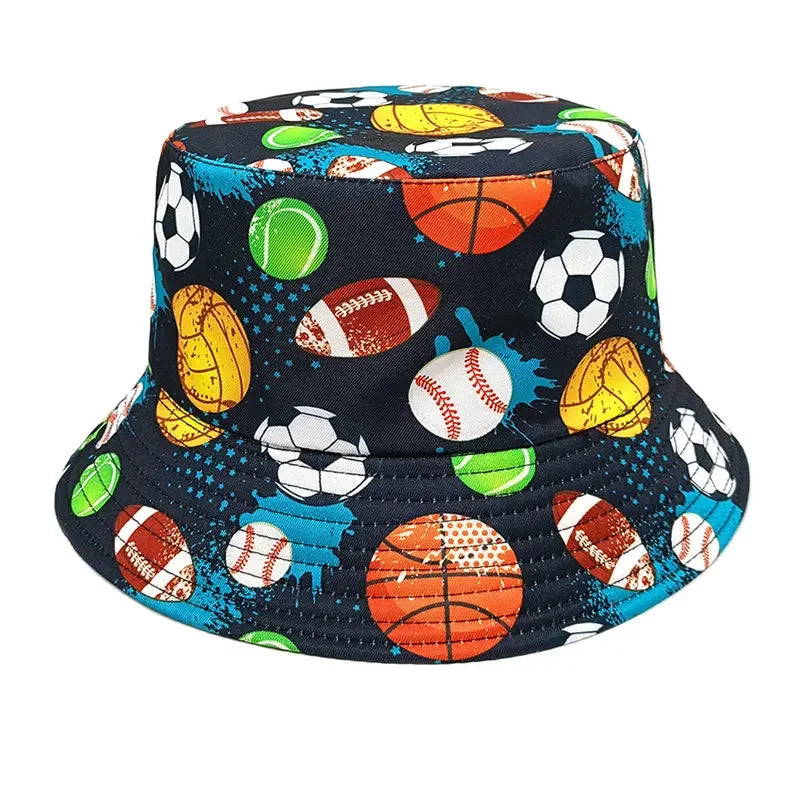 Cartoon Print Polyester Bucket Hat