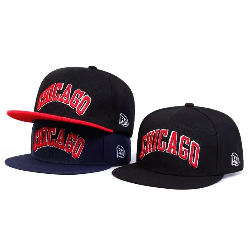 Chicago Embroidery Hip Hop Snapback Cap