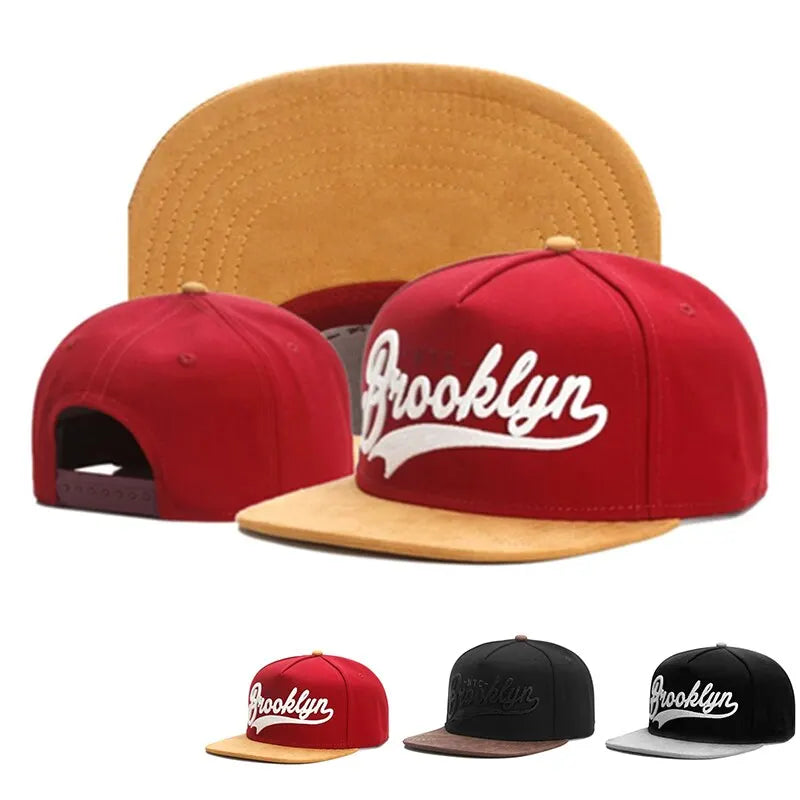 Brooklyn Embroidery Adjustable Streetwear Snapback Cap