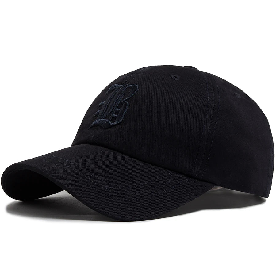 Letter Embroidered Cotton Trucker Baseball Cap