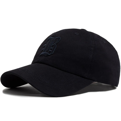 Letter Embroidered Cotton Trucker Baseball Cap