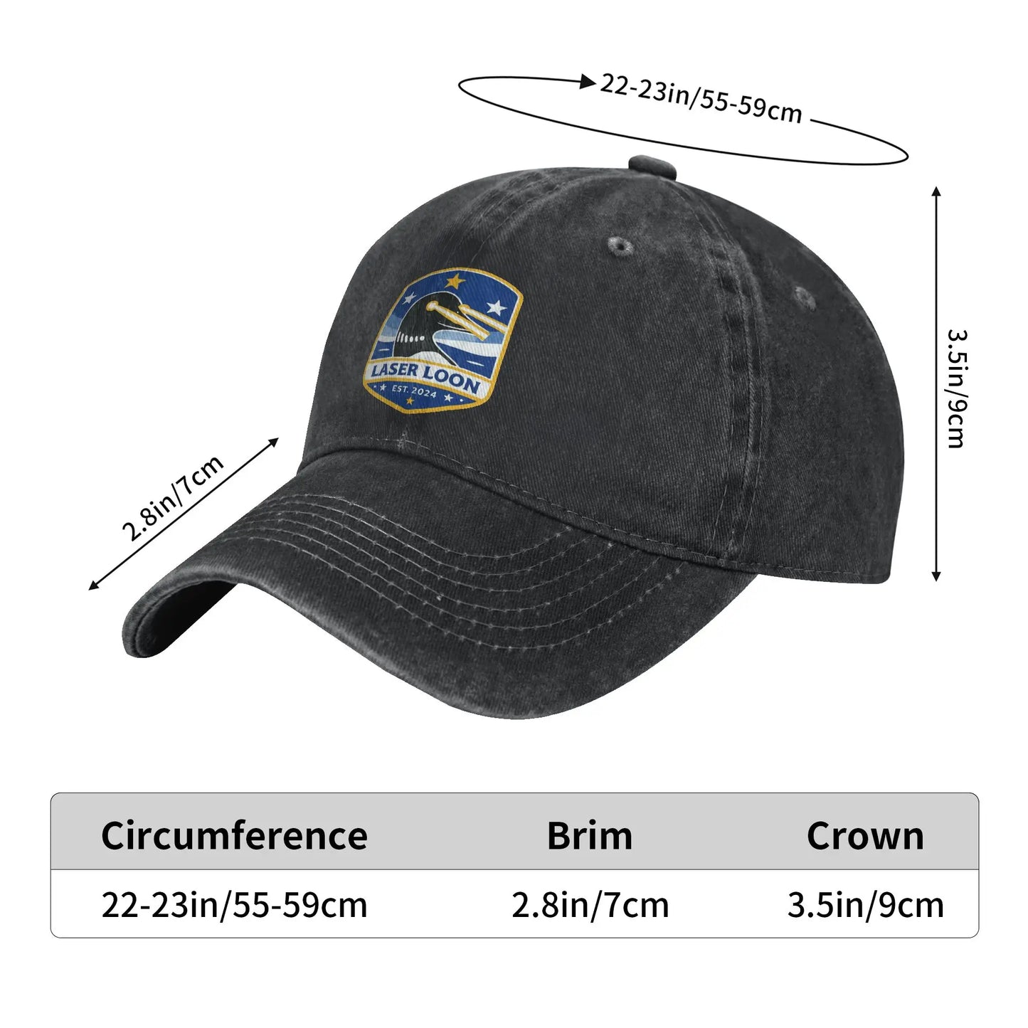 Laser Loon Retro Minnesota Baseball Cap