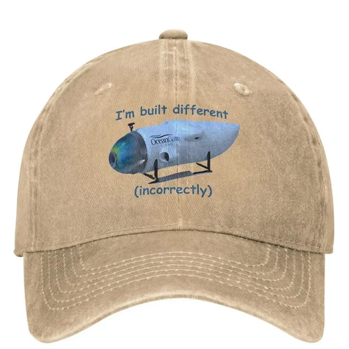 Built Different Adventure Casual Snapback Baseball Cap