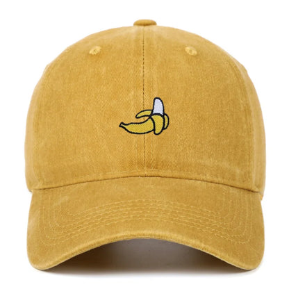 Banana Embroidered Outdoor Sunshade Baseball Cap