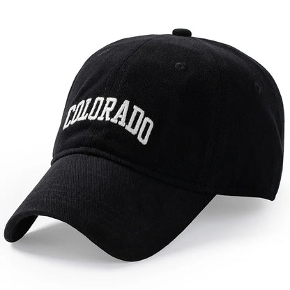 Plus Size Soft Cotton Snapback Cap For Summer Sun Protection